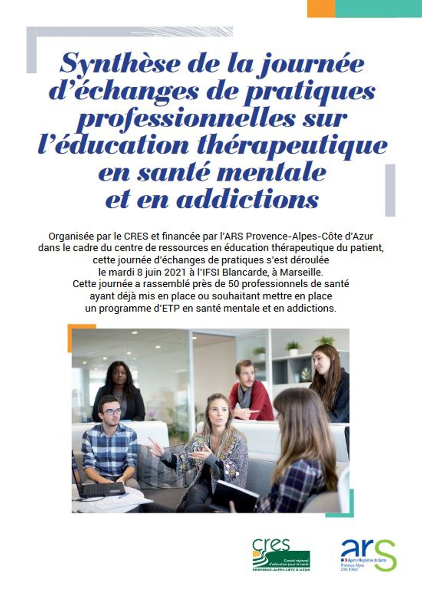 Santé mentale et addiction, 8 juin 2021