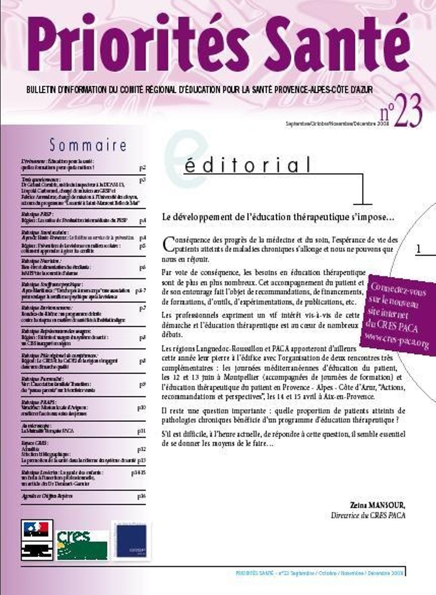 Priorités Santé n°23