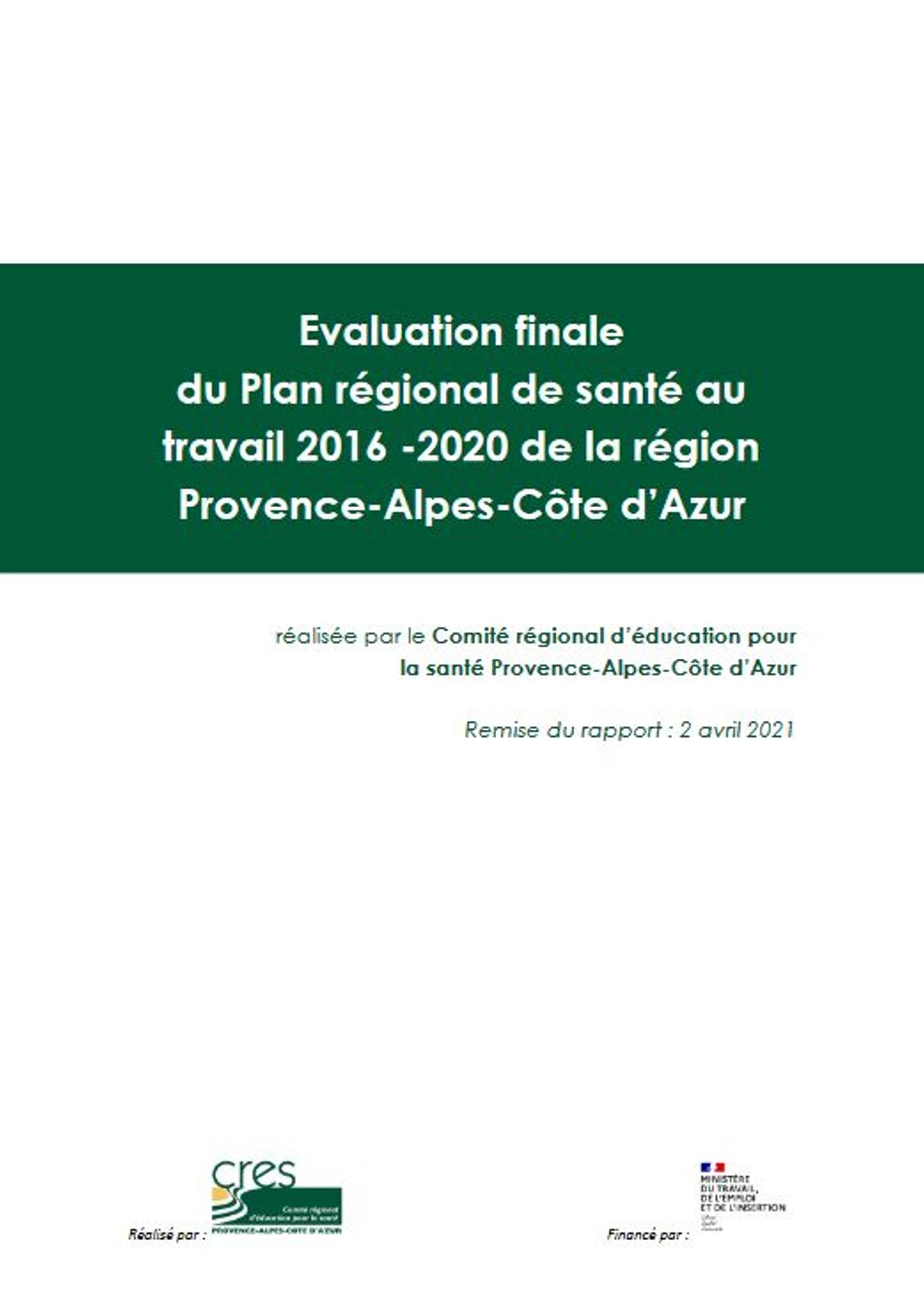  Plan régional de santé au travail 2016-2020 : le bilan 