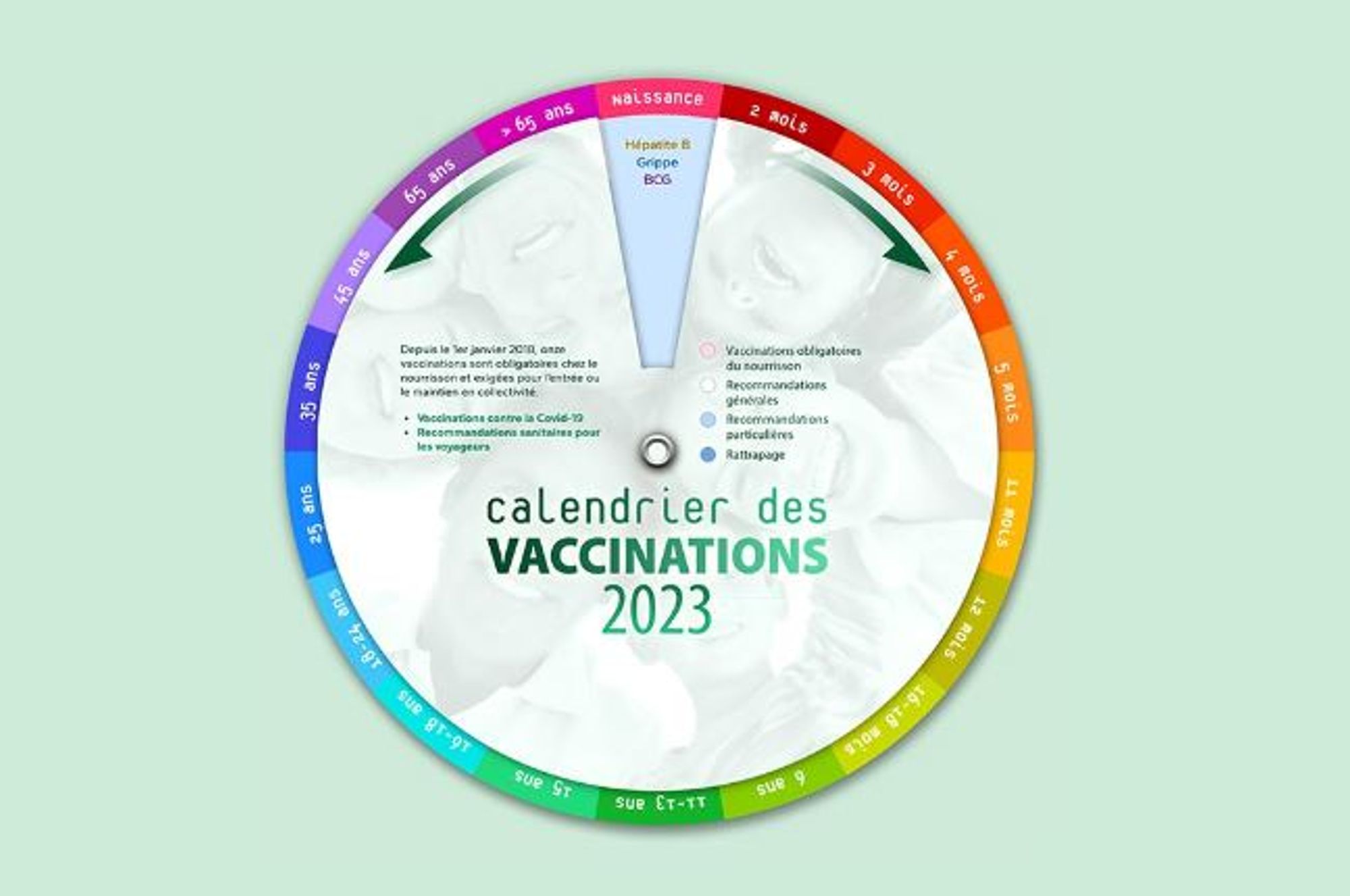 Calendrier vaccinal : l'accès aux recommandations en un clic 