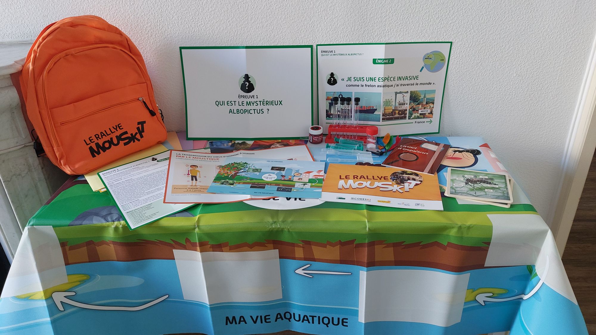 Le Rallye Mouskit : un outil pédagogique de sensibilisation des enfants à la lutte contre le moustique tigre